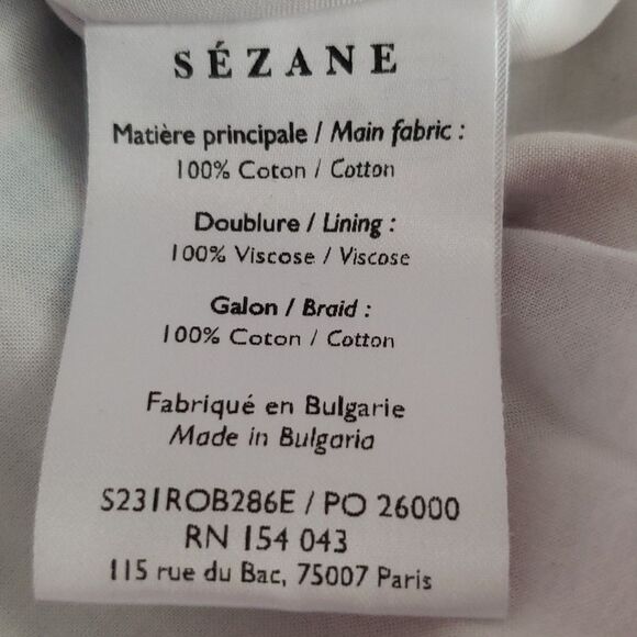 SÉZANE X FARM RIO Tropical Chic Coquette Girl Floral Kalhila Wrap Dress Size 42 - Picture 6 of 7